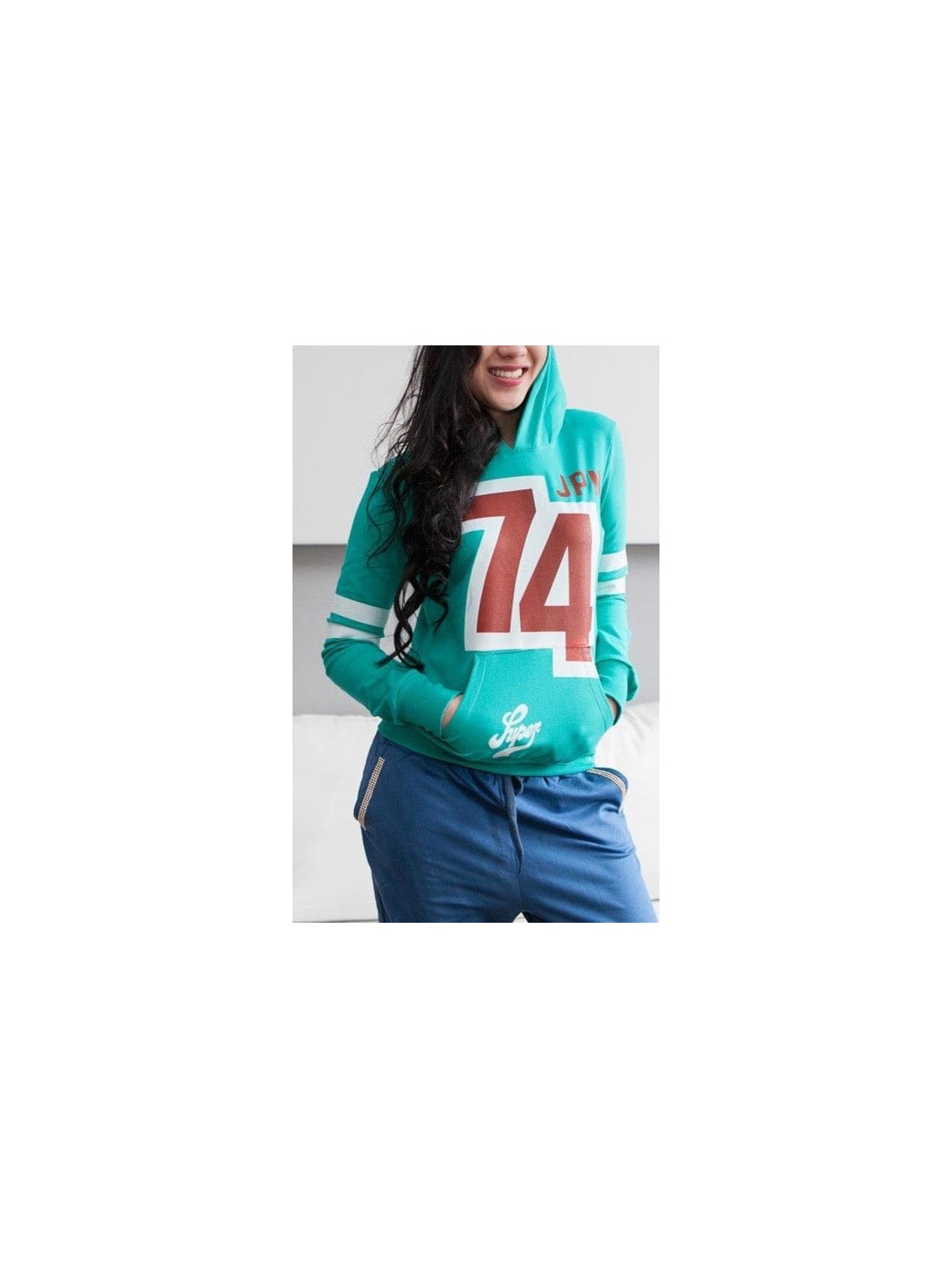 Mint printed sweatshirt 98-1 - Online store - Boutique